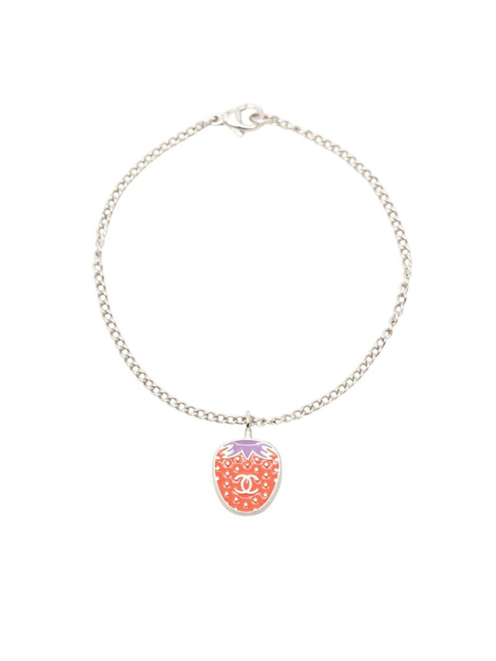 Chanel Cc Logo Chain Bracelet Silver- #287779C61B